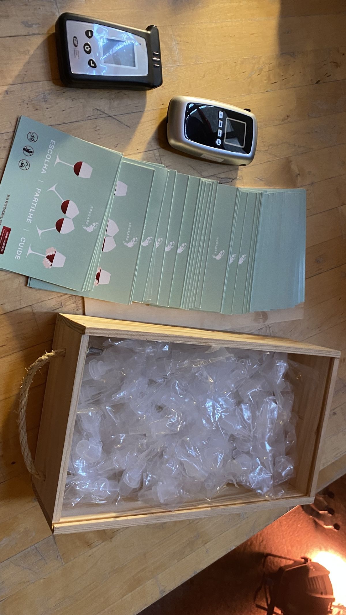 Breathalysers at Essência do Vinho 2024 by Sogrape