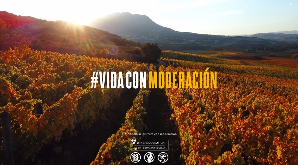 Spanish wine champions moderation with #VidaConModeración