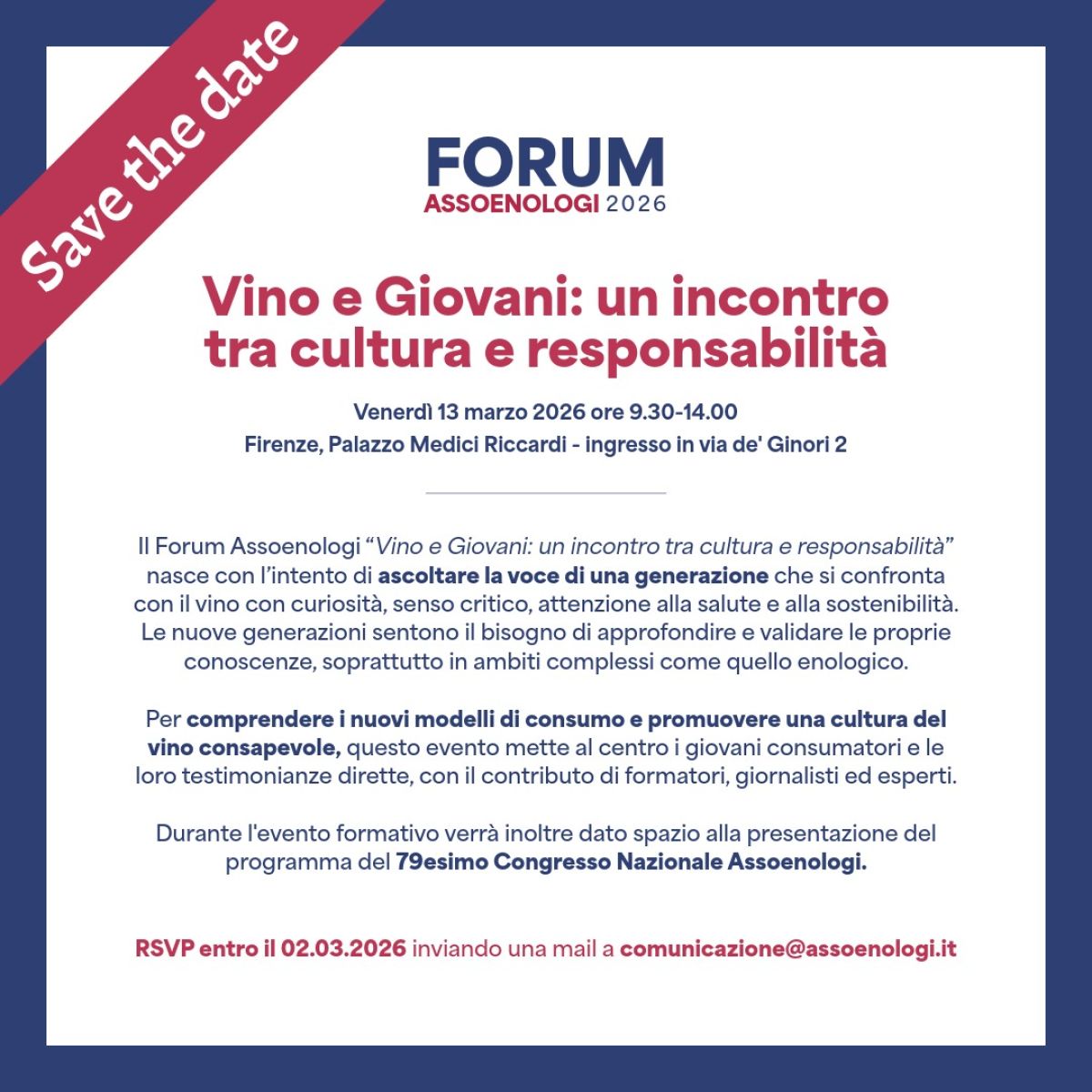Conference “Wine and Young People: A Meeting Between Culture and Responsibility”