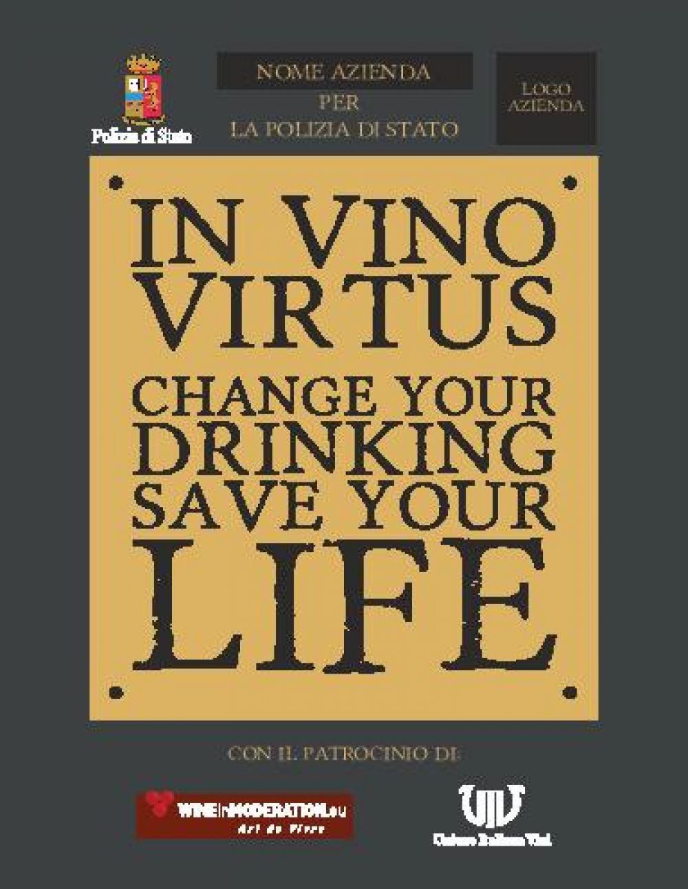 In Vino Virtus: Italian police launches Wine in Moderation campaign with UIV