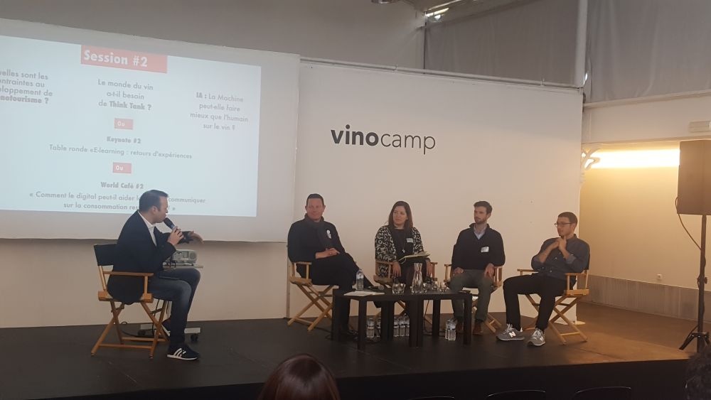 Vinocamp looks out to Europe
